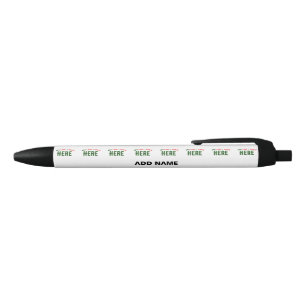 STYLO NOIR MARQUE BLANCHE MODERNE ET PERSONNALISABLE VÉRIFIÉE