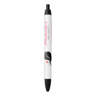 Stylo Noir Marque de la société salon de coiffure et de beaut
