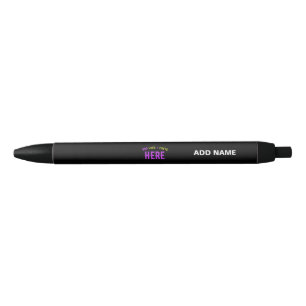STYLO NOIR MARQUE VERIFIEE NOIRE PERSONNALISABLE MODERNE ET C
