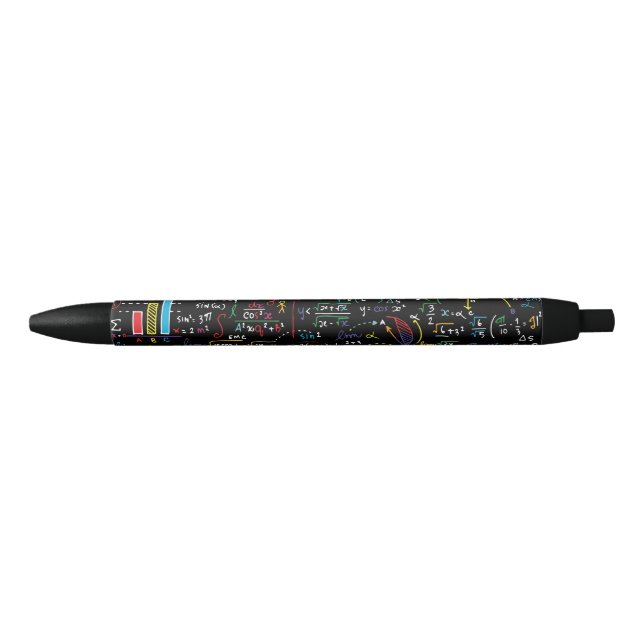 Stylo Noir Mathématiques Géométrie Professeur Enseignant Cade (Devant)