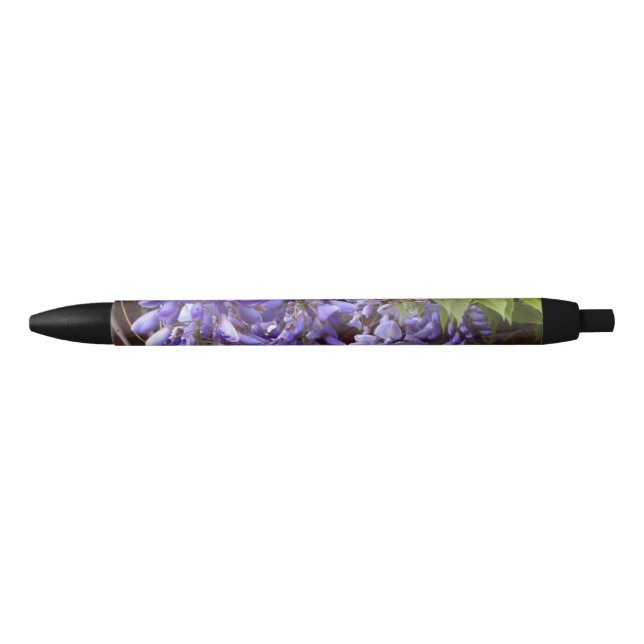 Stylo Noir Mauve, Wisteria pourpre (Devant)