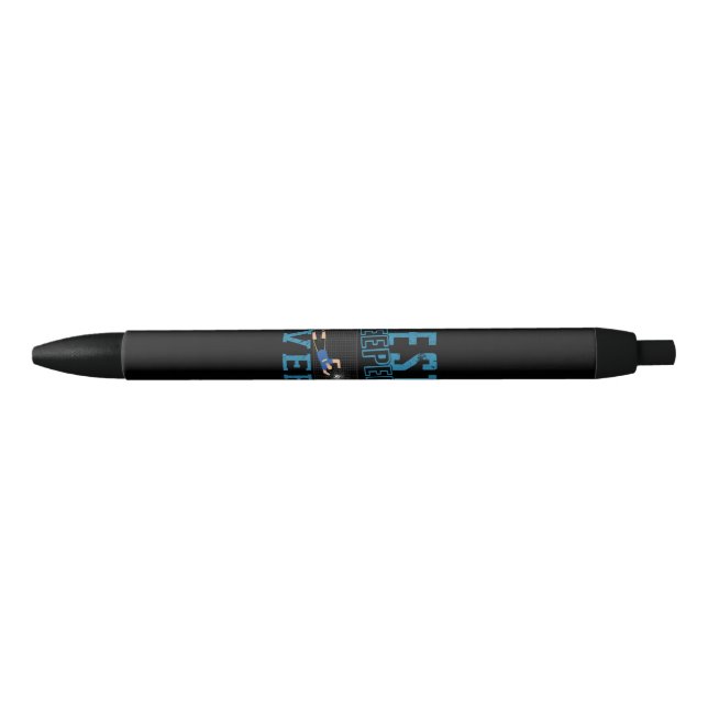 Stylo Noir Meilleur gardien jamais (Devant)