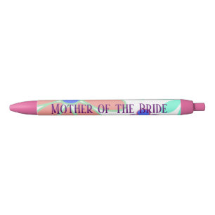 Stylo Noir Mère de la mariée beauté florale