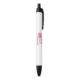 Stylo Noir Mère de la mariée rose