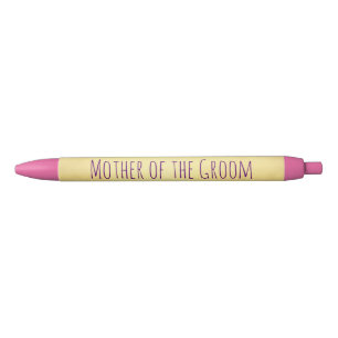 Stylo Noir Mère rose et or de la chambre