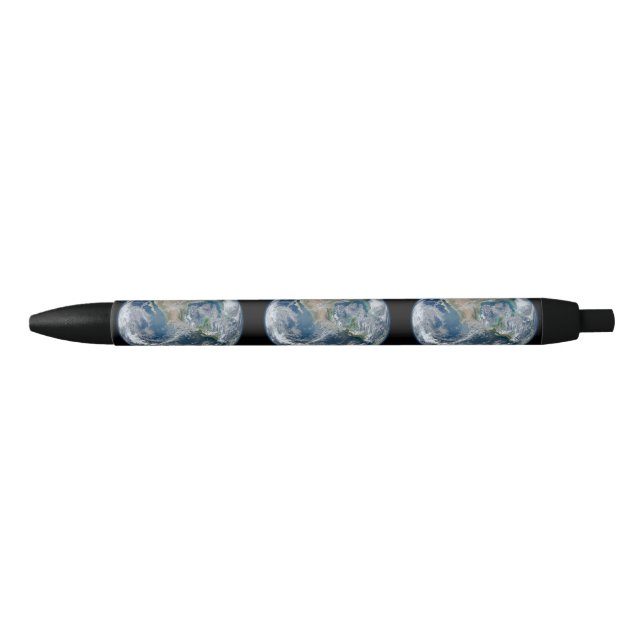 Stylo Noir Mettez à la terre notre monde (Devant)