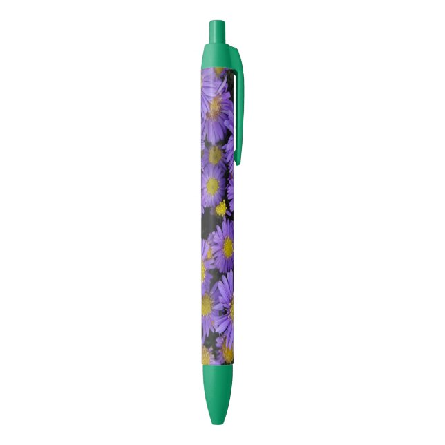 Stylo Noir Michaelmas Daisy Pen (Bas (Vertical))
