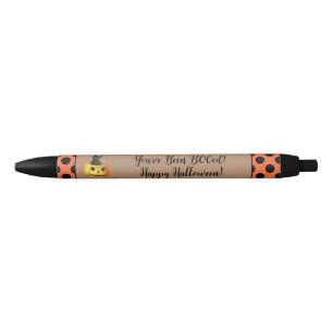 Stylo Noir Mignon Vous Avez été BOO Halloween Citrouille Oran