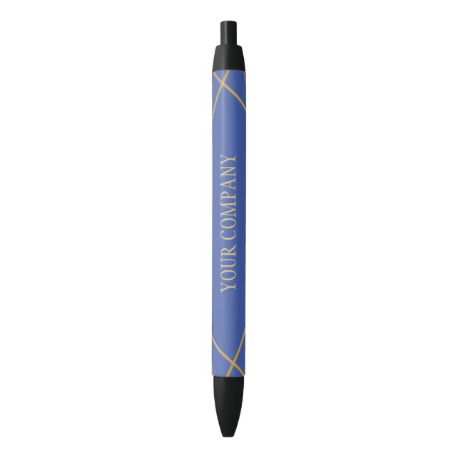 Stylo Noir Minimaliste Personnaliser (devant Vertical)