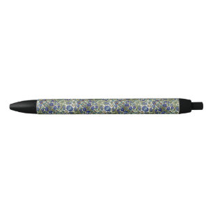 Stylo Noir Modèle floral