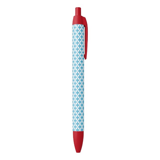 Stylo Noir Modèle floral (Bas (Vertical))