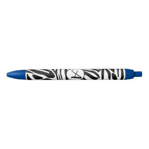 Stylo Noir Modèle Zebra