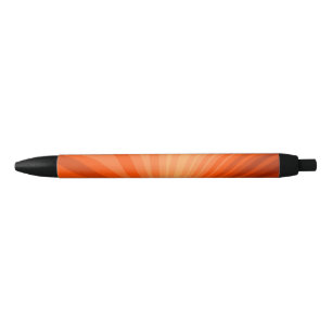 Stylo Noir Moderne Abstrait Orange Rouge Vanille Graphique Fr
