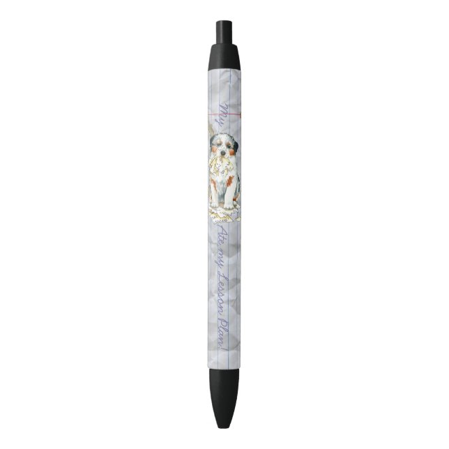 Stylo Noir Mon Aussie Mange Mon plan de leçon (devant Vertical)