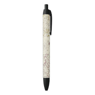 Stylo Noir Monde, Lat gnomonique du Pôle Nord 45 N du proj V