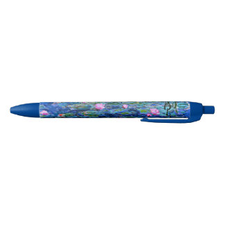 Stylo Noir Monet : Water Lys 1919, célèbre peinture,