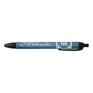 Stylo Noir Monogram design