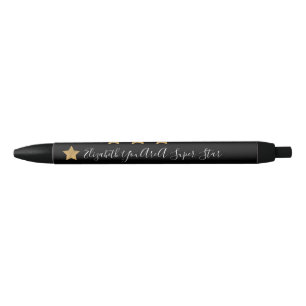 Stylo Noir Monogramme superbe Congrats inspiré d'étoile d'o