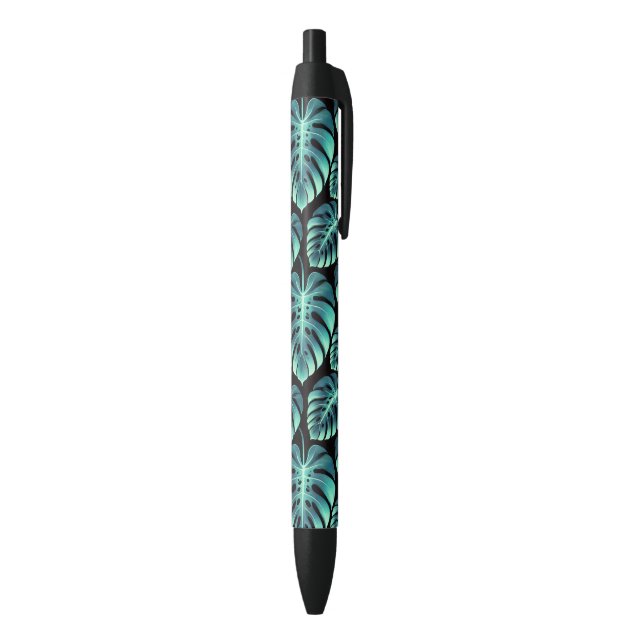 Stylo Noir Monstera mystérieux (Bas (Vertical))