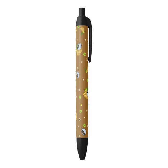 Stylo Noir Motif (Bas (Vertical))