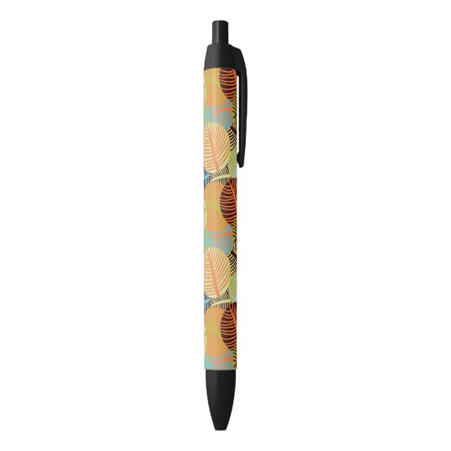 Stylo Noir Motif abstrait (Bas (Vertical))