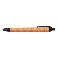 Motif Abstrait à Damier Rouge Jaune