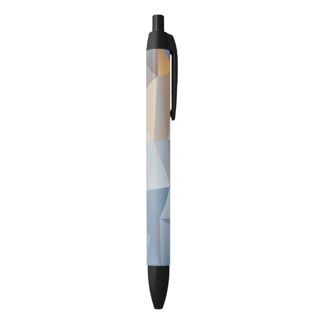 Stylo Noir Motif abstrait frais de triangle (Bas (Vertical))