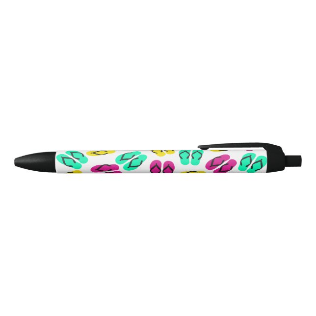 Stylo Noir Motif au néon de bascules électroniques d'été (Haut)
