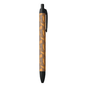 Stylo Noir Motif avec des chats