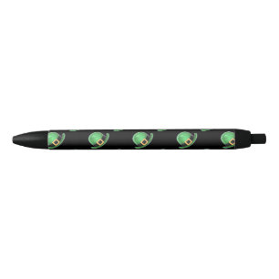 Stylo Noir Motif Casquette du Derby Vert de la Saint Patrick 