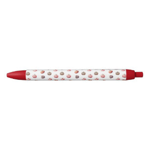 Stylo Noir motif citrouille Halloween/Automne