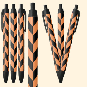 Stylo Noir Motif coloré
