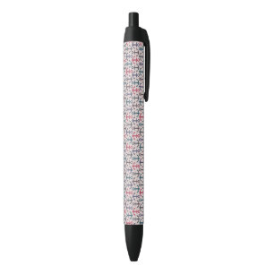 Stylo Noir Motif d'Ancre