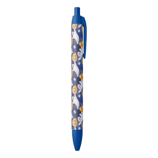 Stylo Noir Motif d'aquarelle Halloween (Bas (Vertical))