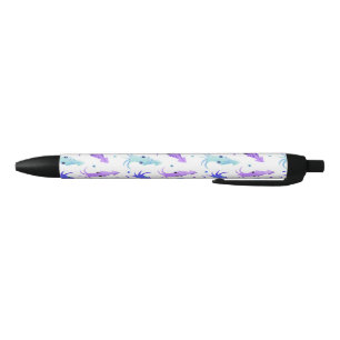 Stylo Noir Motif de calmar de partie