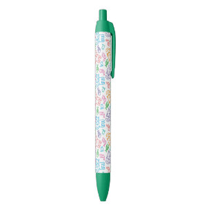 Stylo Noir motif de chat