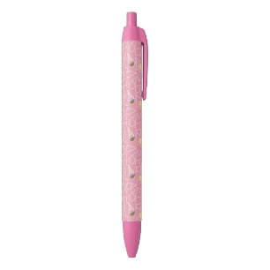 Stylo Noir Motif de crème glacée d'été