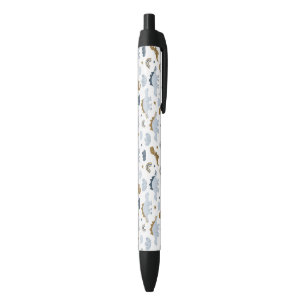 Stylo Noir Motif de dinosaure arc-en-ciel mignon