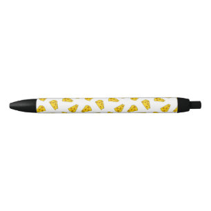 Stylo Noir Motif de fromage mou