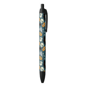 Stylo Noir Motif de Halloween