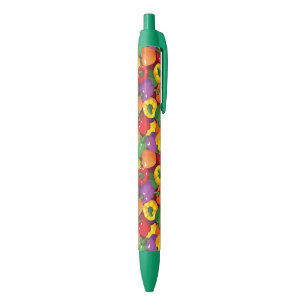 Stylo Noir Motif de paprika
