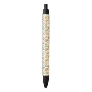 Stylo Noir Motif De Parfums, Mignons Parfums, Coeurs
