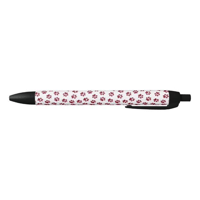 Stylo Noir Motif De Pâtes, Poches De Chien, Pâtes De Bourgogn (Bas)
