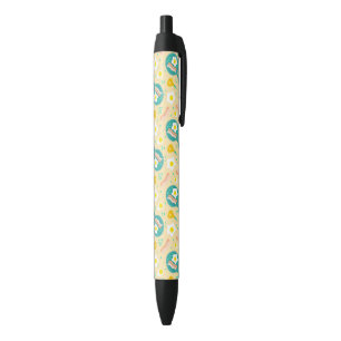 Stylo Noir Motif de petit déjeuner