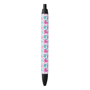 Stylo Noir Motif de poulpe, poulpe mignonne, Animaux de mer