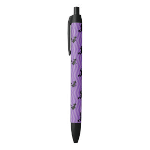 Stylo Noir Motif de sorcière de Halloween