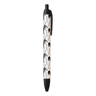 Stylo Noir Motif de teckel