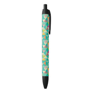 Stylo Noir Motif de triangles