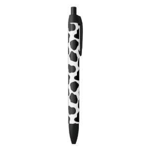 Stylo Noir Motif de vache