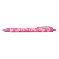 motif d'éléphant tribal coloré rose girly